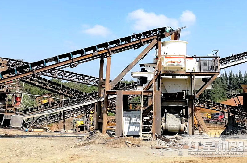 制砂機(jī)成品粒型好，成品多用于建筑工程，道路基建